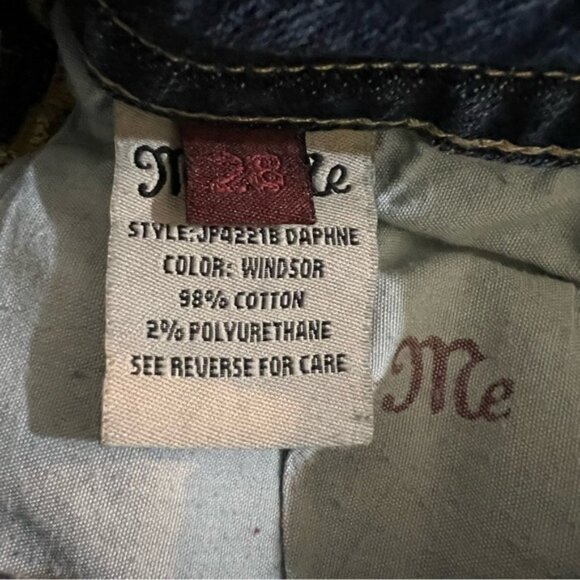 Miss Me Daphne Low Rise Bootcut Jeans Distressed Camo Size 28 - Picture 14 of 16